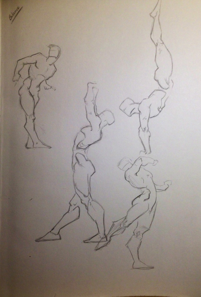 Figure Drawing: Balance Studies